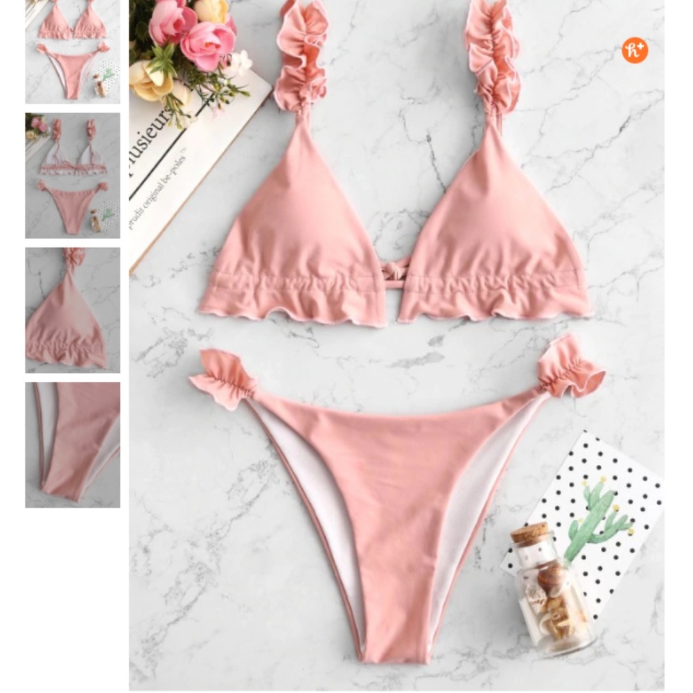 SOLD ZAFUL Frilled Bikini Set
